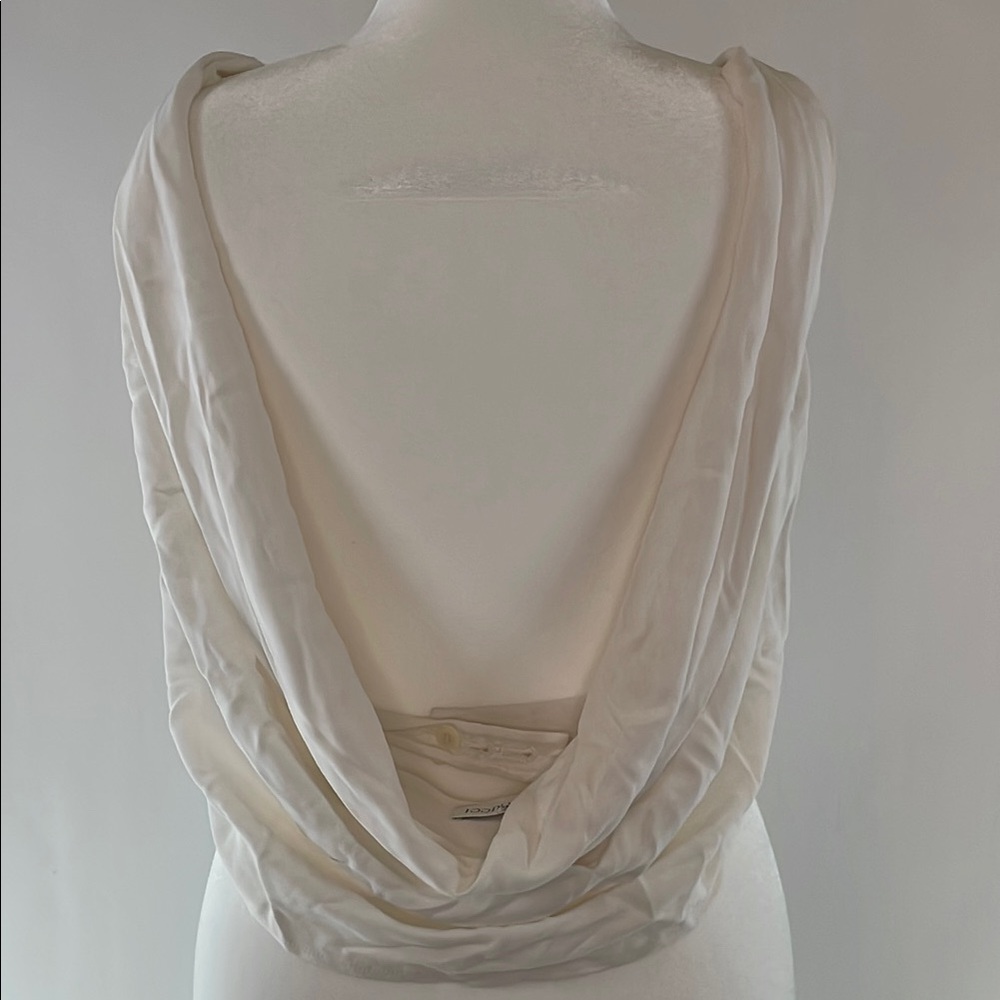Nina Ricci Cady Drapped Open-Back Vest, 38 - Picture 9 of 10